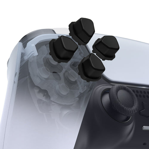 eXtremeRate Ergonomic Split Dpad Buttons (SDP Buttons) for PS5 & PS5 Edge & PS4 All Model Controller - Black eXtremeRate