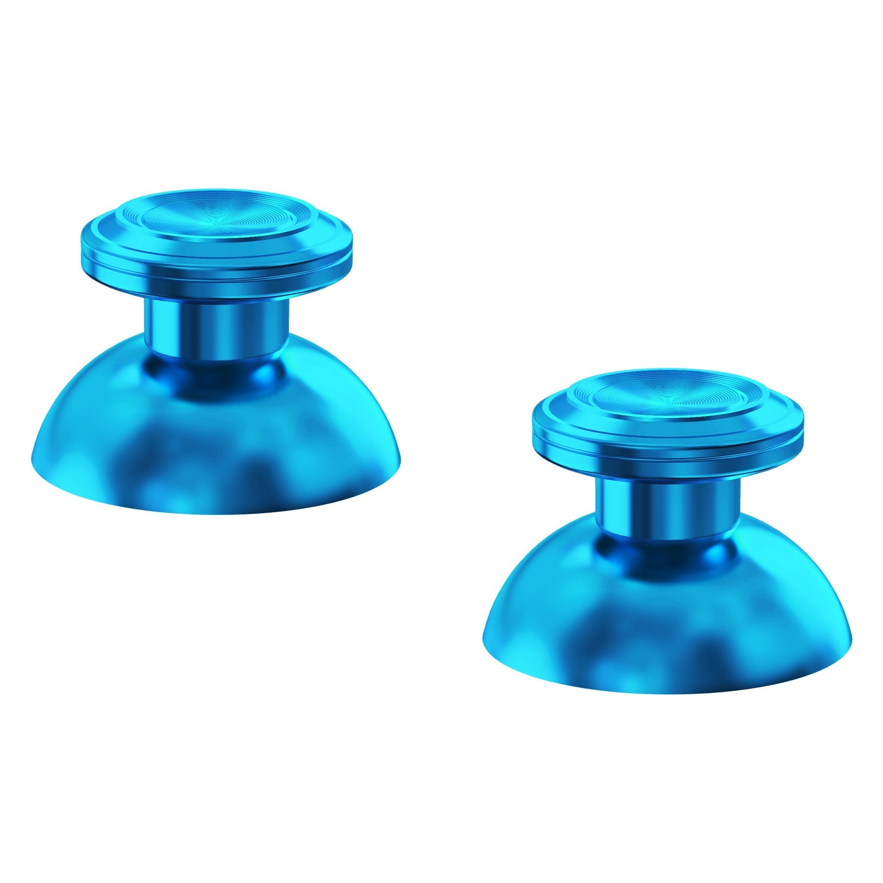 eXtremeRate Replacement Aluminum Metal Thumbsticks Compatible with PS5 & PS4 Controller - Blue eXtremeRate
