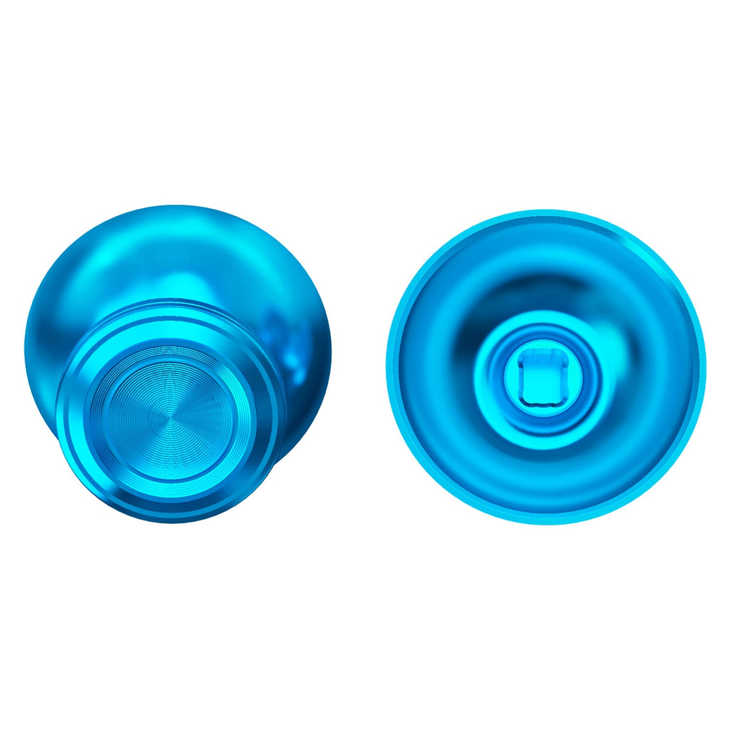 eXtremeRate Replacement Aluminum Metal Thumbsticks Compatible with PS5 & PS4 Controller - Blue eXtremeRate
