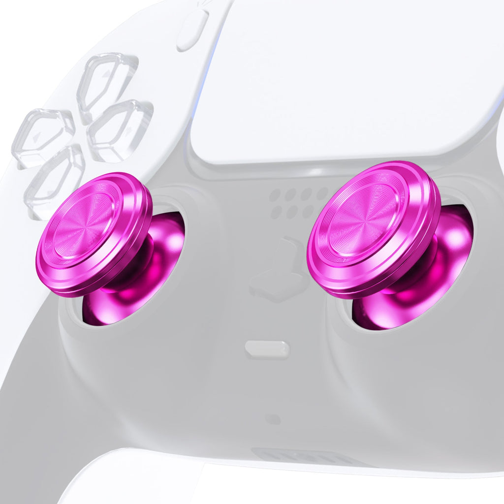 eXtremeRate Replacement Aluminum Metal Thumbsticks Compatible with PS5 & PS4 Controller - Purple eXtremeRate