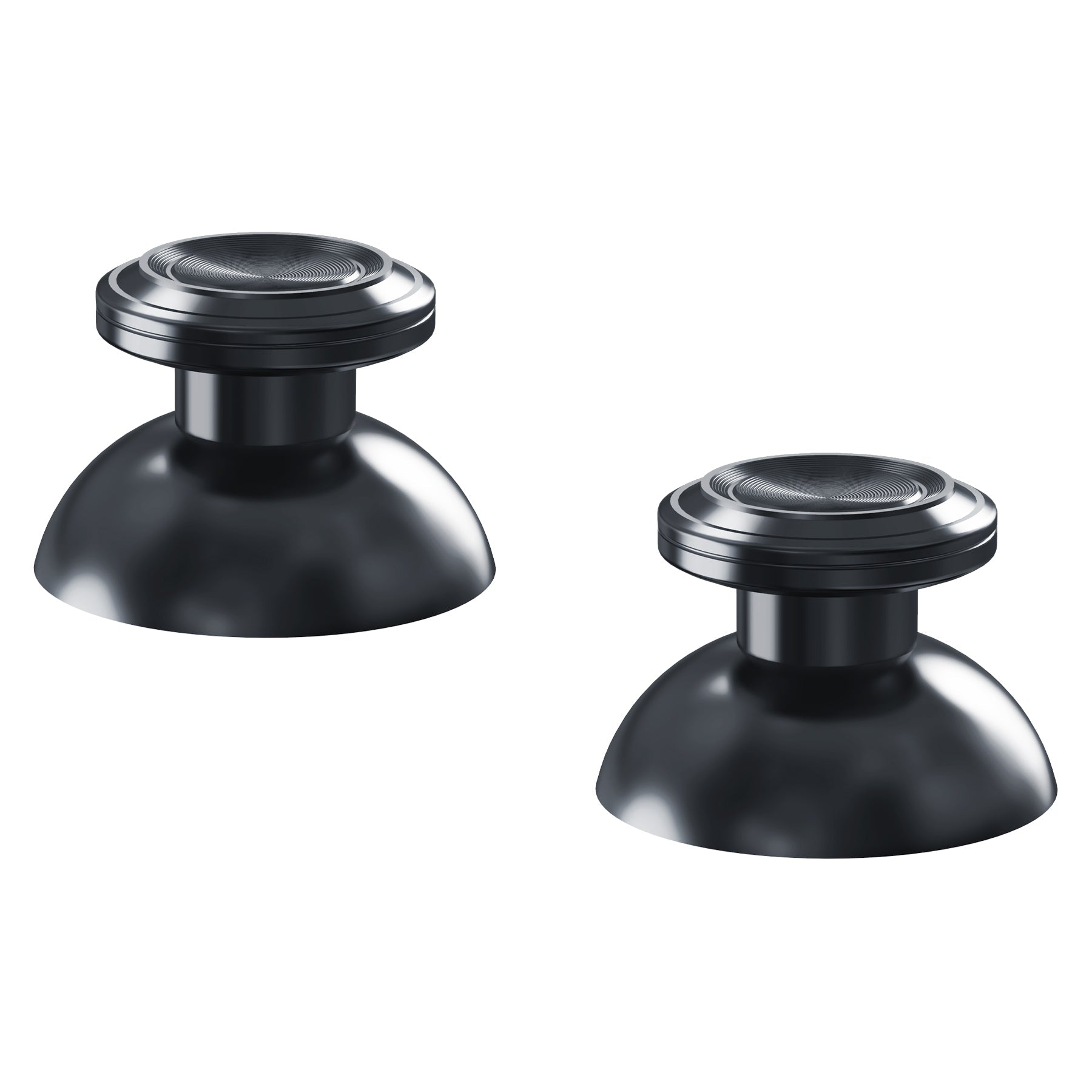 eXtremeRate Replacement Aluminum Metal Thumbsticks Compatible with PS5 & PS4 Controller - Dark Gray eXtremeRate