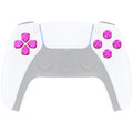 eXtremeRate Replacement Aluminum Metal Dpad ABXY Buttons for PS5 Controller - Purple eXtremeRate