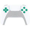 eXtremeRate Replacement Aluminum Metal Dpad ABXY Buttons for PS5 Controller - Green eXtremeRate