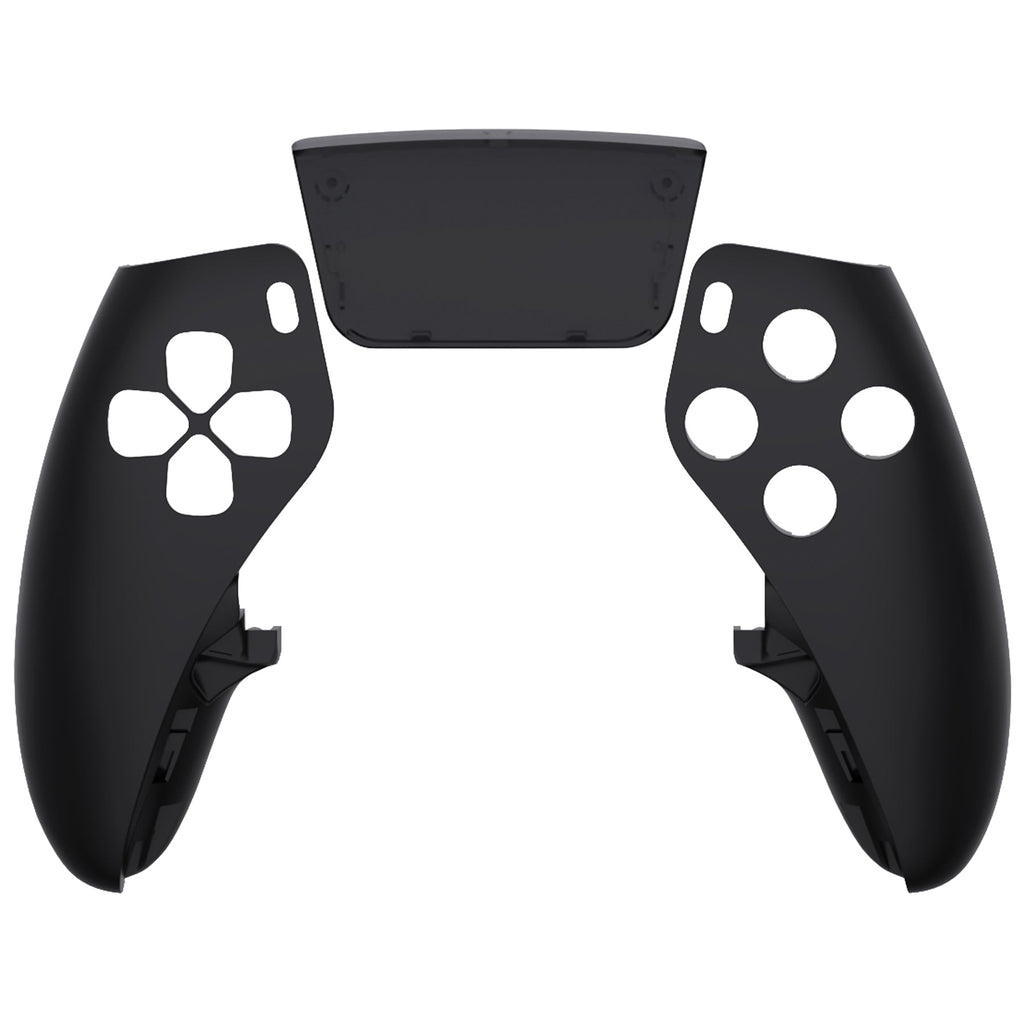 eXtremeRate Replacement Left Right Front Housing Shell with Touchpad Compatible with PS5 Edge Controller - Black eXtremeRate