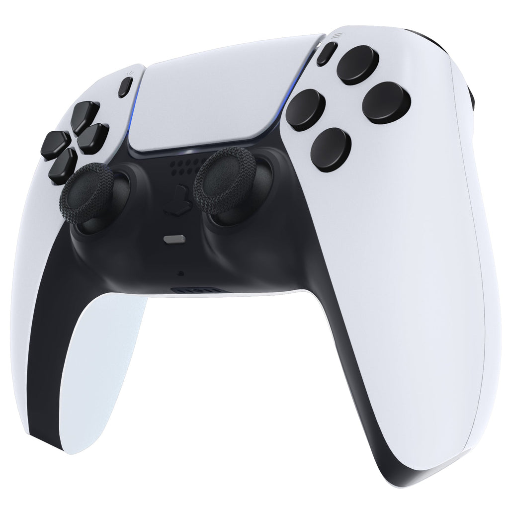 eXtremeRate Replacement Full Set Buttons Compatible with PS5 Controller BDM-030/040/050/060 - Black eXtremeRate