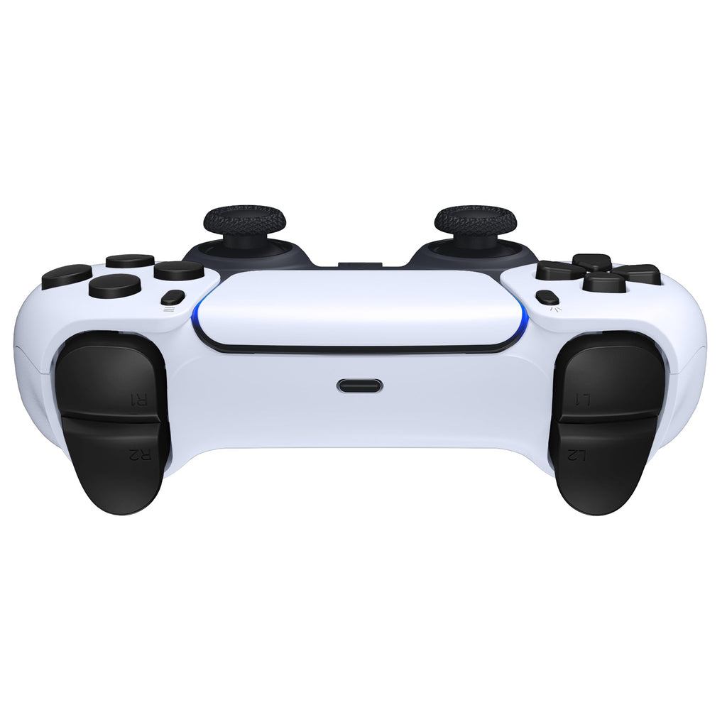 eXtremeRate Replacement Full Set Buttons Compatible with PS5 Controller BDM-030/040/050/060 - Black eXtremeRate