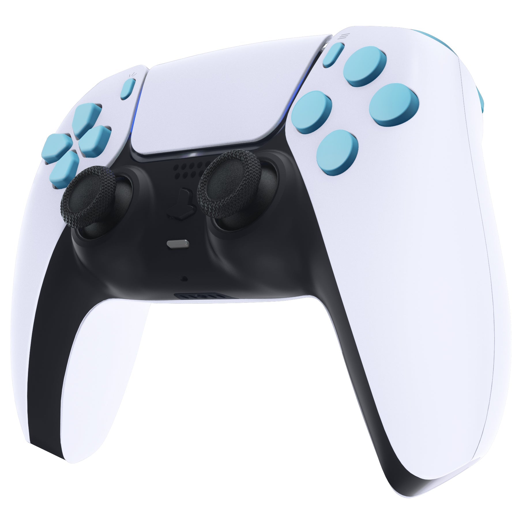 eXtremeRate Replacement Full Set Buttons Compatible with PS5 Controller BDM-030/040/050/060 - Heaven Blue eXtremeRate