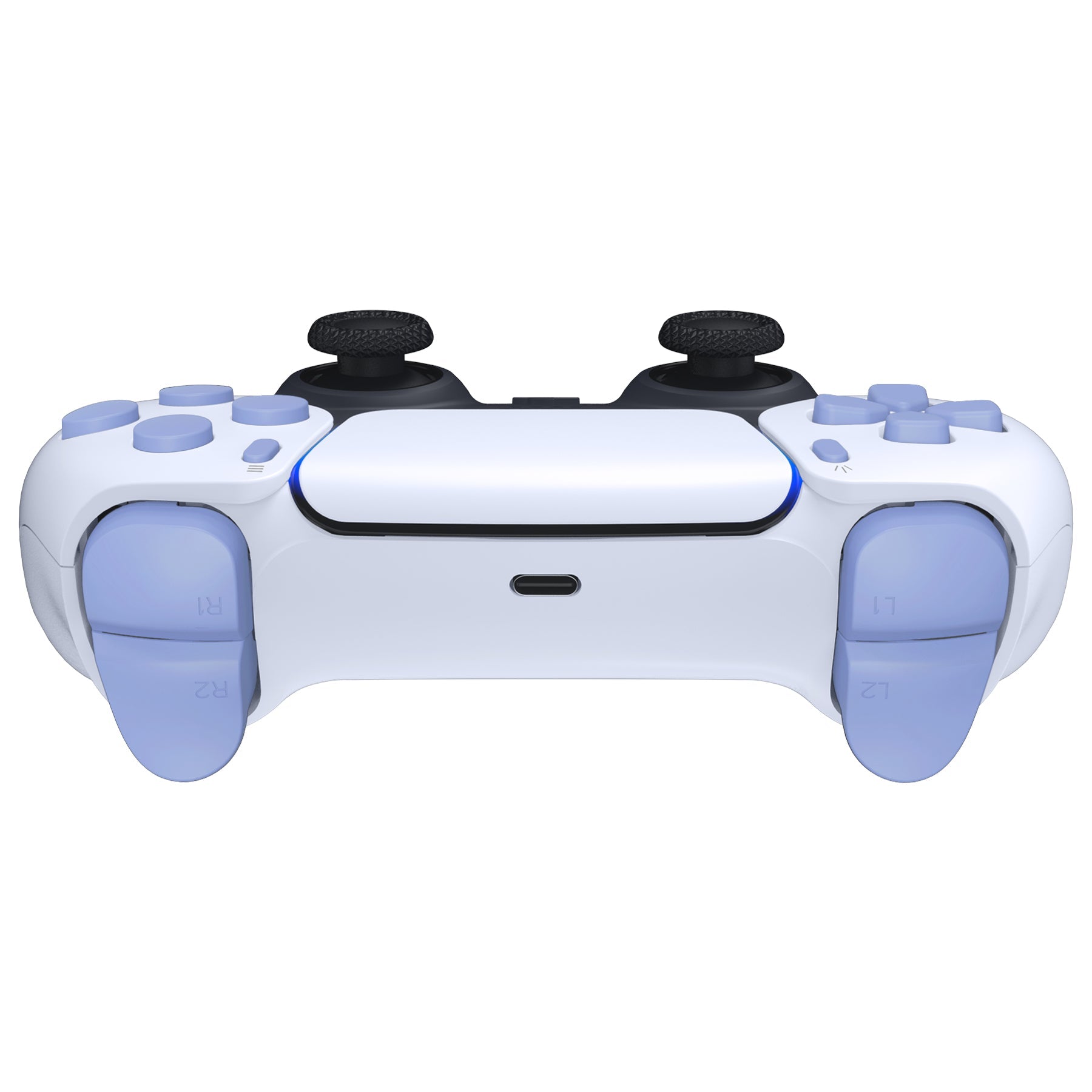 eXtremeRate Replacement Full Set Buttons Compatible with PS5 Controller BDM-030/040/050/060 - Light Violet eXtremeRate