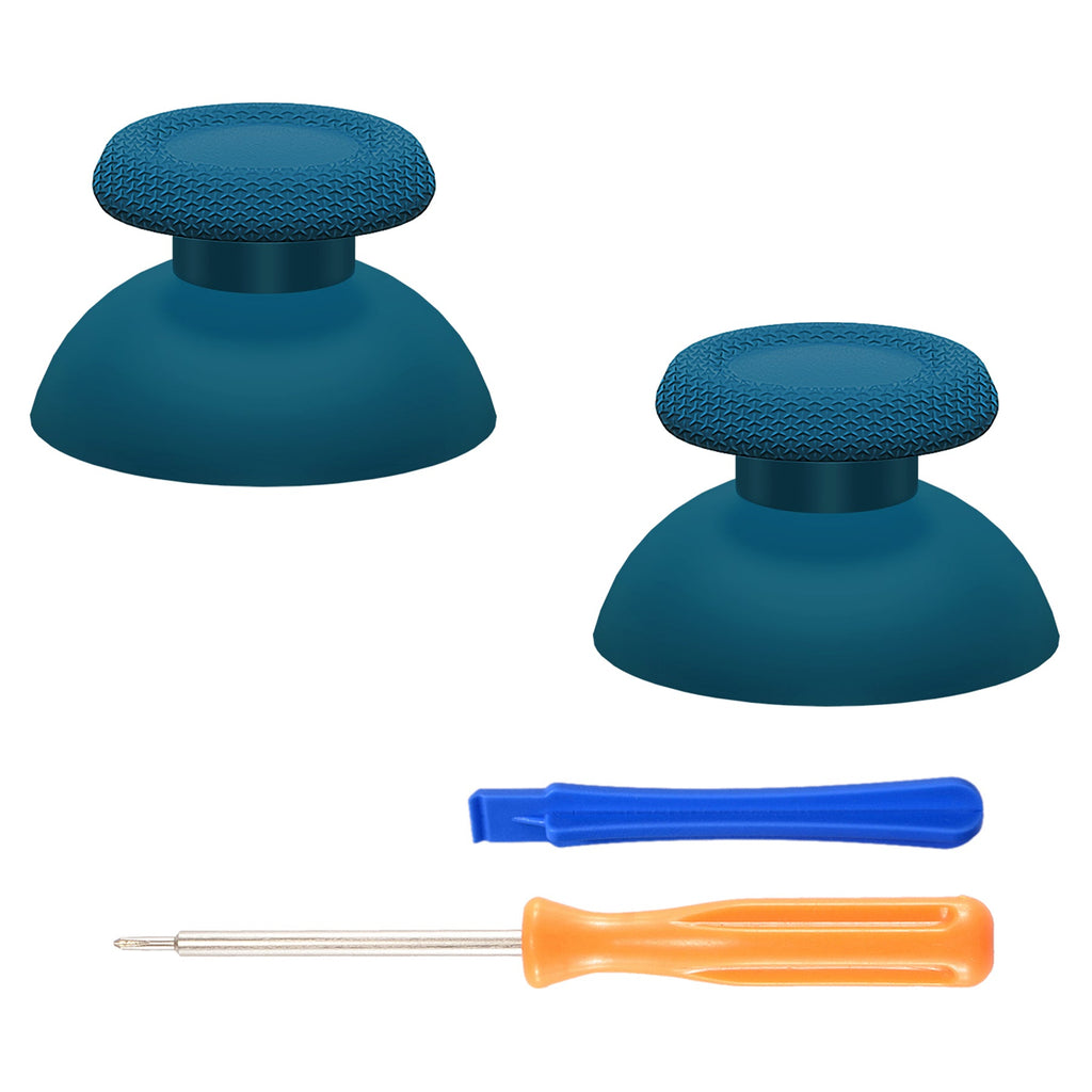 eXtremeRate Replacement Thumbsticks Analog Stick Joystick Compatible with PS5 & PS4 All Model Controller - Mineral Blue eXtremeRate