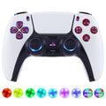 eXtremeRate Multi-Colors Luminated Buttons DTF V3 LED Kit for PS5 Controller BDM-030/040/050 - Scarlet Red eXtremeRate