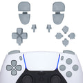 eXtremeRate Replacement Full Set Buttons Compatible with PS5 Controller BDM-030/040/050/060 - New Hope Gray eXtremeRate