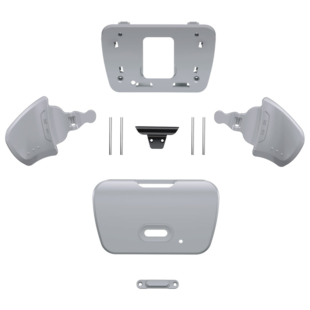eXtremeRate Replacement Redesigned K1 K2 Back Buttons for eXtremerate RISE Remap Kit, Compatible with PS5 Controller - New Hope Gray eXtremeRate