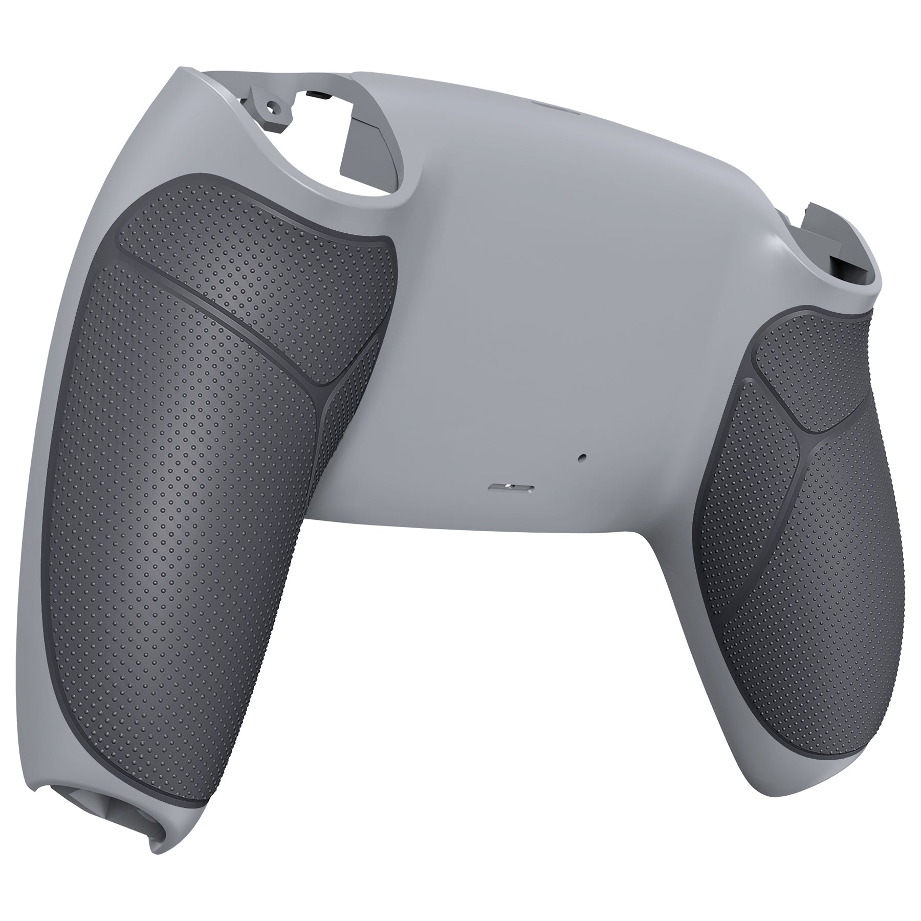 eXtremeRate Performance Grip Replacement Back Housing Bottom Shell Compatible with PS5 Controller BDM-010/020/030/040/050 - Rubberized New Hope Gray & Classic Gray eXtremeRate