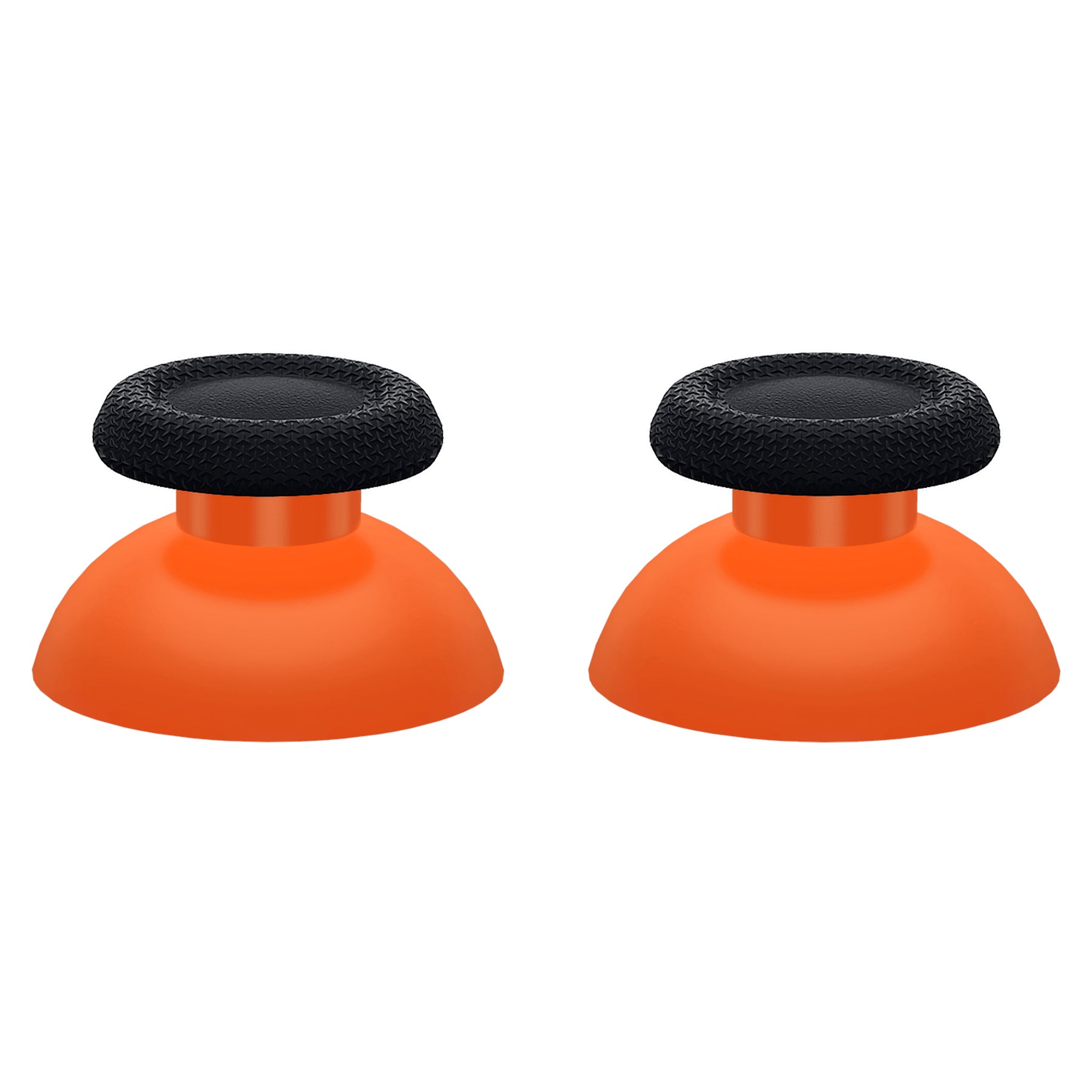 eXtremeRate Replacement Dual-Color Thumbsticks Analog Stick Joystick Compatible with PS5 & PS4 All Model Controller - Orange & Black eXtremeRate