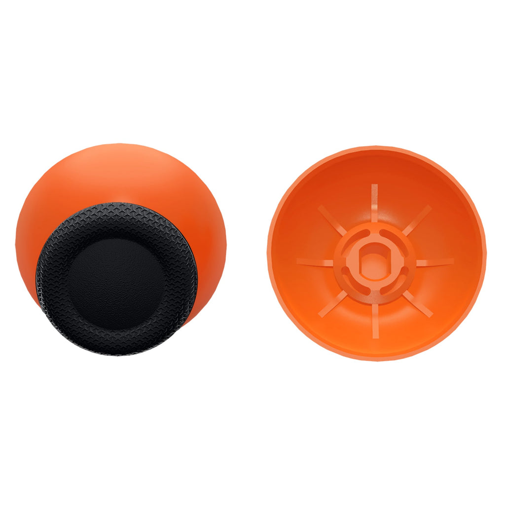 eXtremeRate Replacement Dual-Color Thumbsticks Analog Stick Joystick Compatible with PS5 & PS4 All Model Controller - Orange & Black eXtremeRate