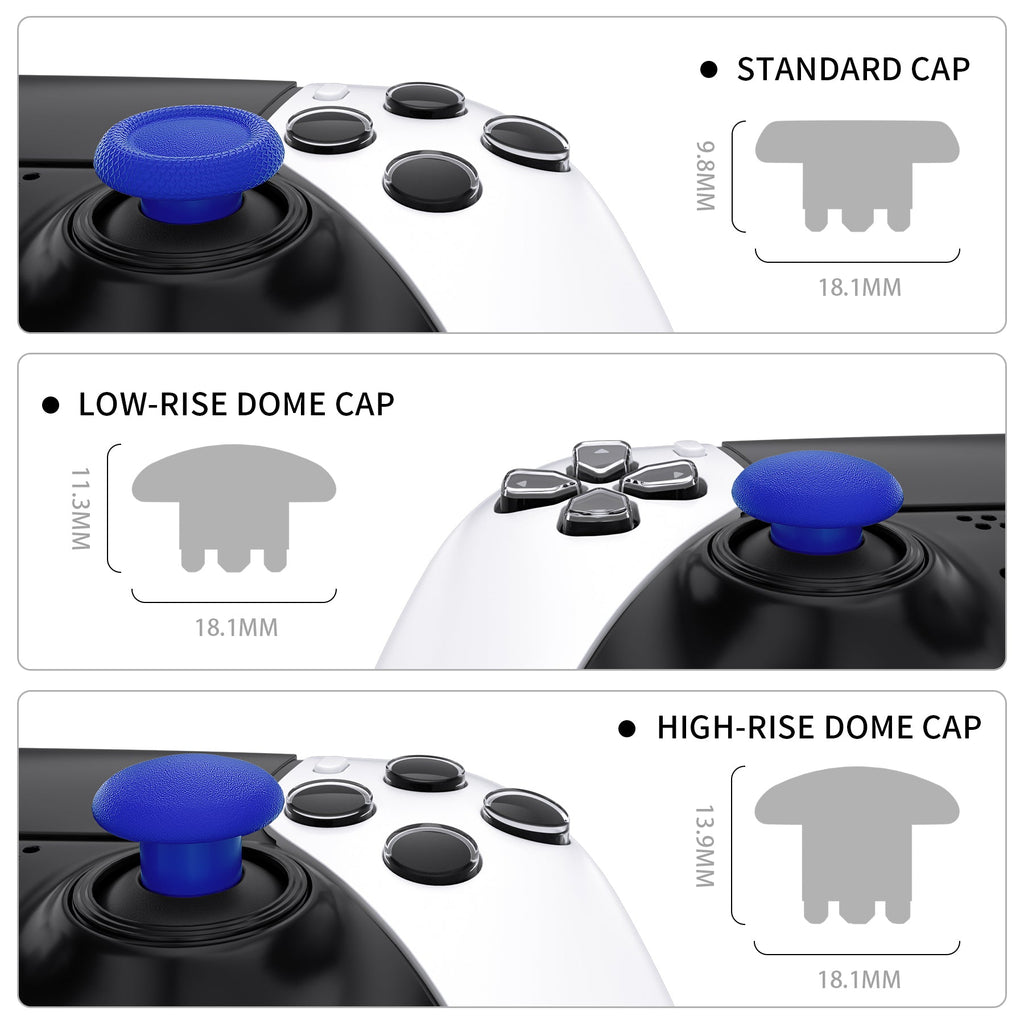 eXtremeRate Replacement Swappable Thumbsticks for PS5 Edge Controller - Blue eXtremeRate