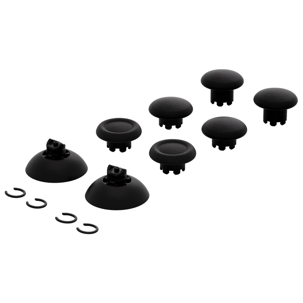 eXtremeRate EDGE Sticks Replacement Interchangeable Thumbsticks for PS5 & PS4 All Model Controllers - Black eXtremeRate