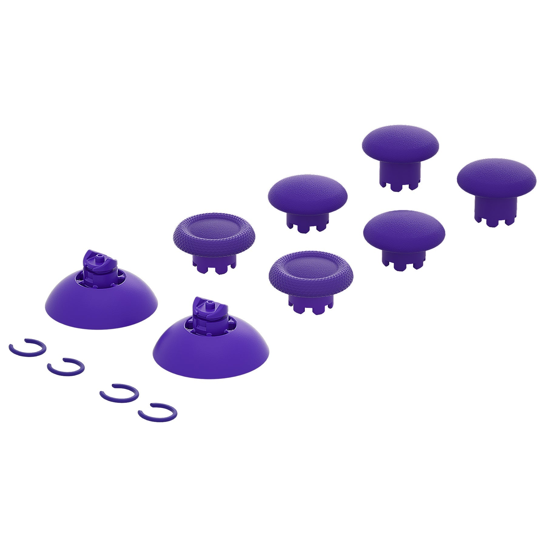 eXtremeRate EDGE Sticks Replacement Interchangeable Thumbsticks for PS5 & PS4 All Model Controllers - Purple eXtremeRate
