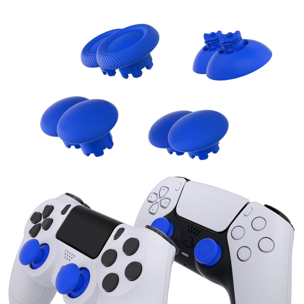 eXtremeRate EDGE Sticks Replacement Interchangeable Thumbsticks for PS5 & PS4 All Model Controllers - Blue eXtremeRate