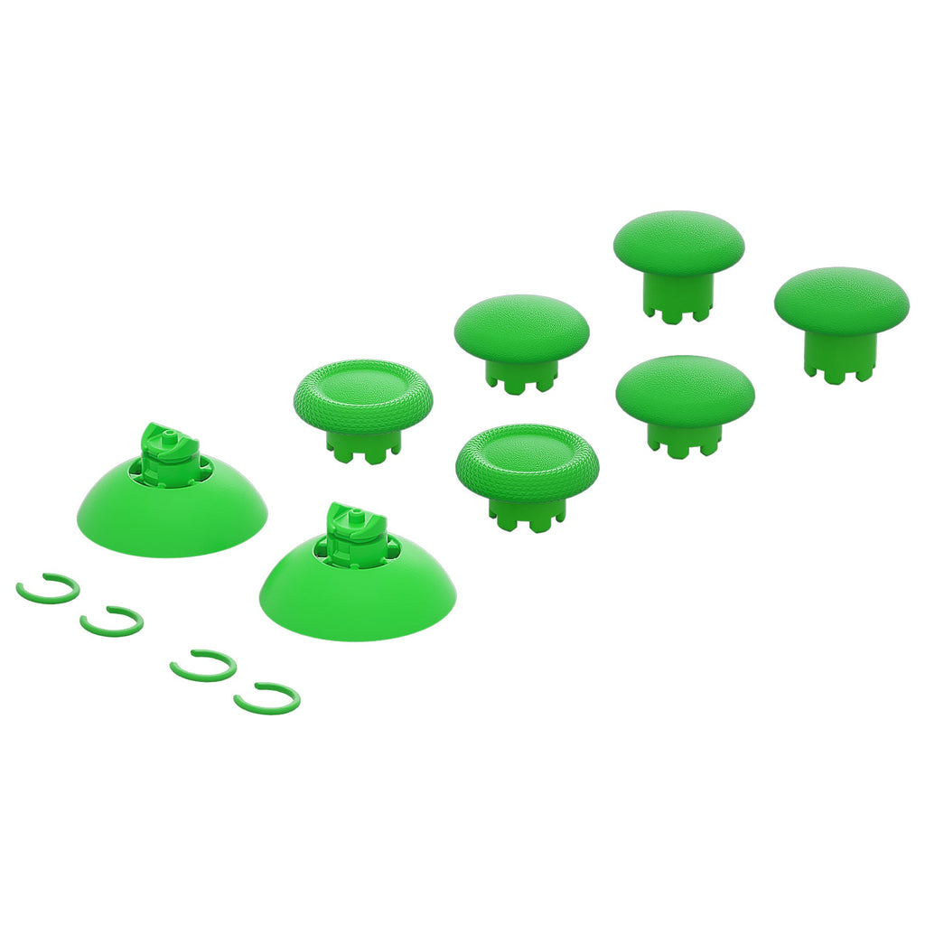eXtremeRate EDGE Sticks Replacement Interchangeable Thumbsticks for PS5 & PS4 All Model Controllers - Green eXtremeRate