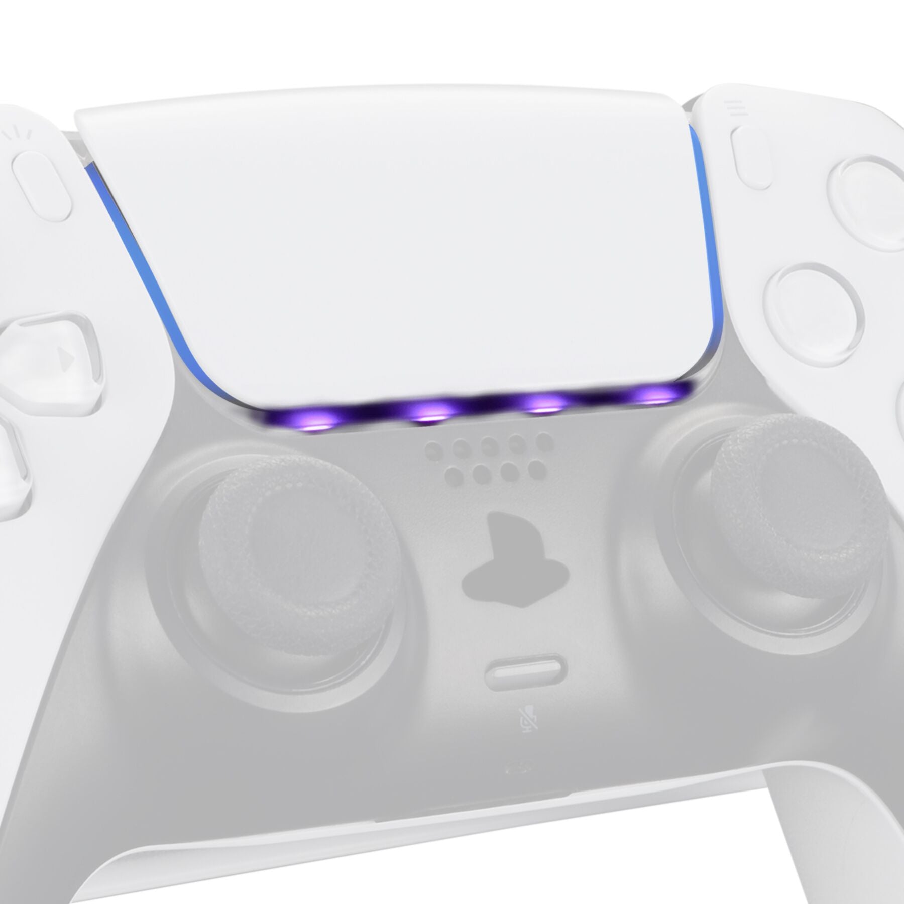 eXtremeRate Custom Touchpad LED Lightbar Stickers Skin Decals for PS5 Controller - 40pcs in 8 Colors eXtremeRate