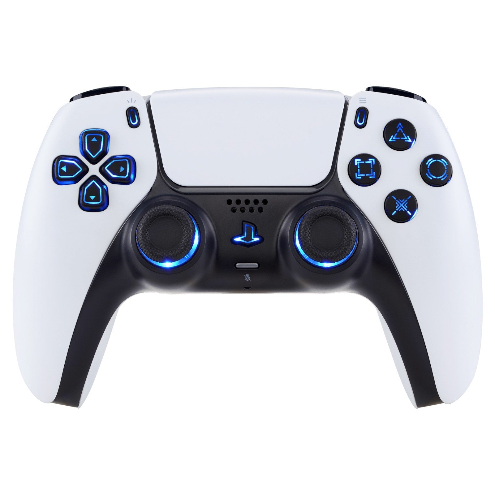eXtremeRate Multi-Colors Luminated Buttons DTF V3 LED Kit for PS5 Controlle BDM-010/020 - Black eXtremeRate