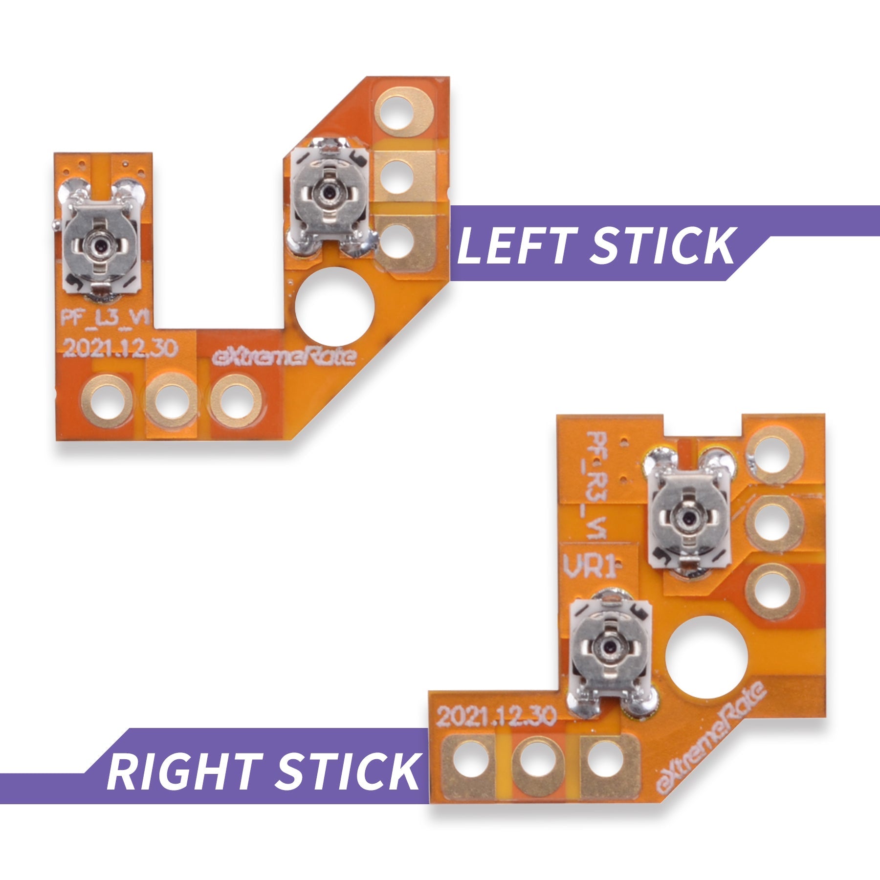 eXtremeRate Custom Drifix Thumbsticks Drift Fix Repair Kit for PS5 Controller BDM-010/020/030/040/050/060 eXtremeRate