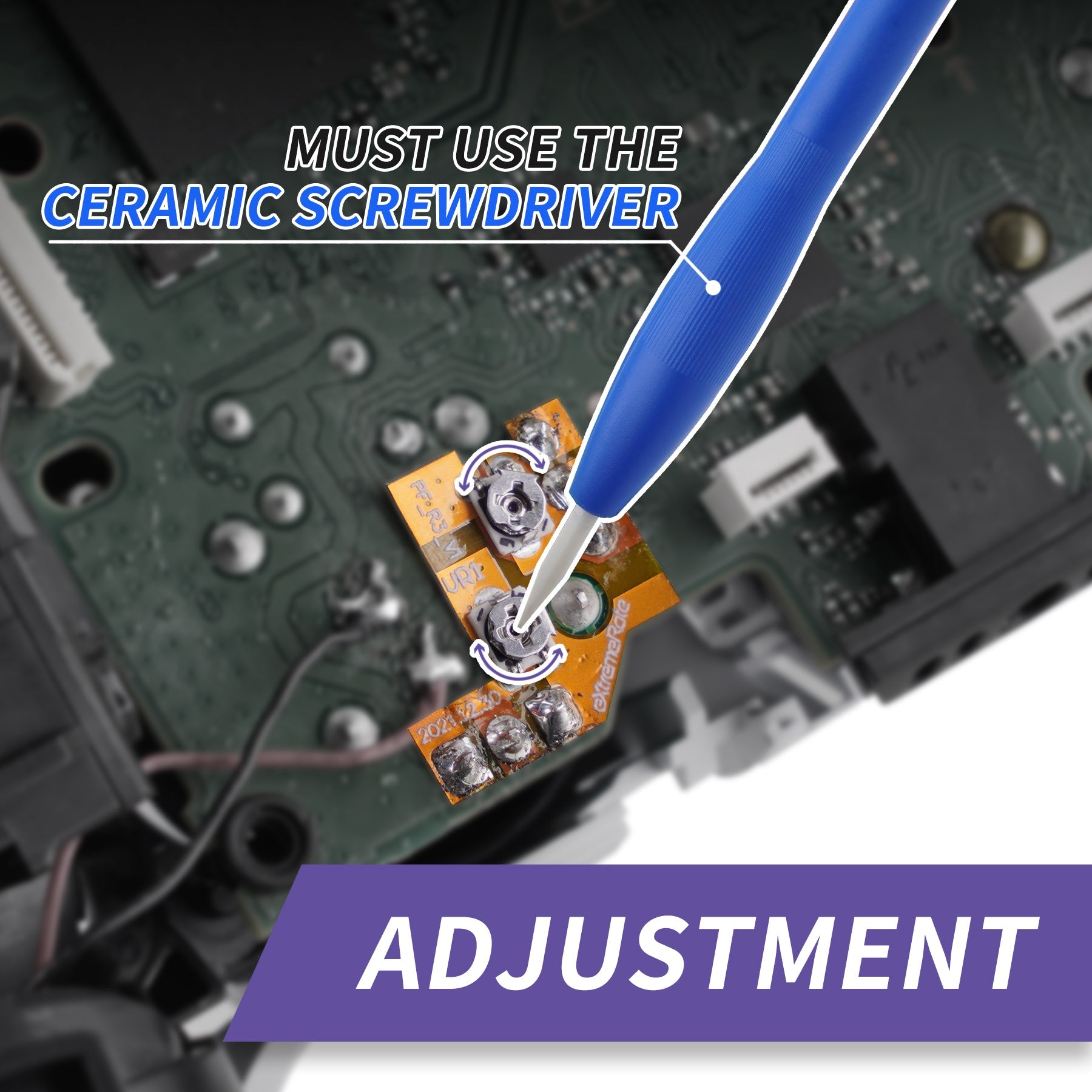 eXtremeRate Custom Drifix Thumbsticks Drift Fix Repair Kit for PS5 Controller BDM-010/020/030/040/050/060 eXtremeRate