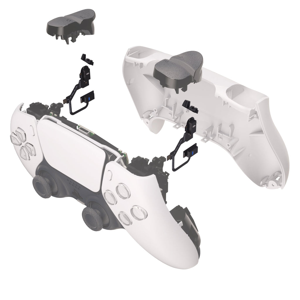 eXtremeRate Micro Switch - Light Version Clicky Hair Trigger Kit for PS5 Controller Shoulder Buttons, Ergonomic Micro Switch Bumper Trigger Buttons Mouse Click for PS5 Controller BDM-010 & BDM-020 eXtremeRate