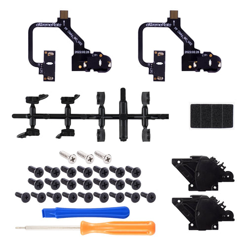 eXtremeRate Micro Switch - Strong Version Clicky Hair Trigger Kit for PS5 Controller Shoulder Buttons, Ergonomic Micro Switch Bumper Trigger Buttons Mouse Click for PS5 Controller BDM-010 & BDM-020 eXtremeRate