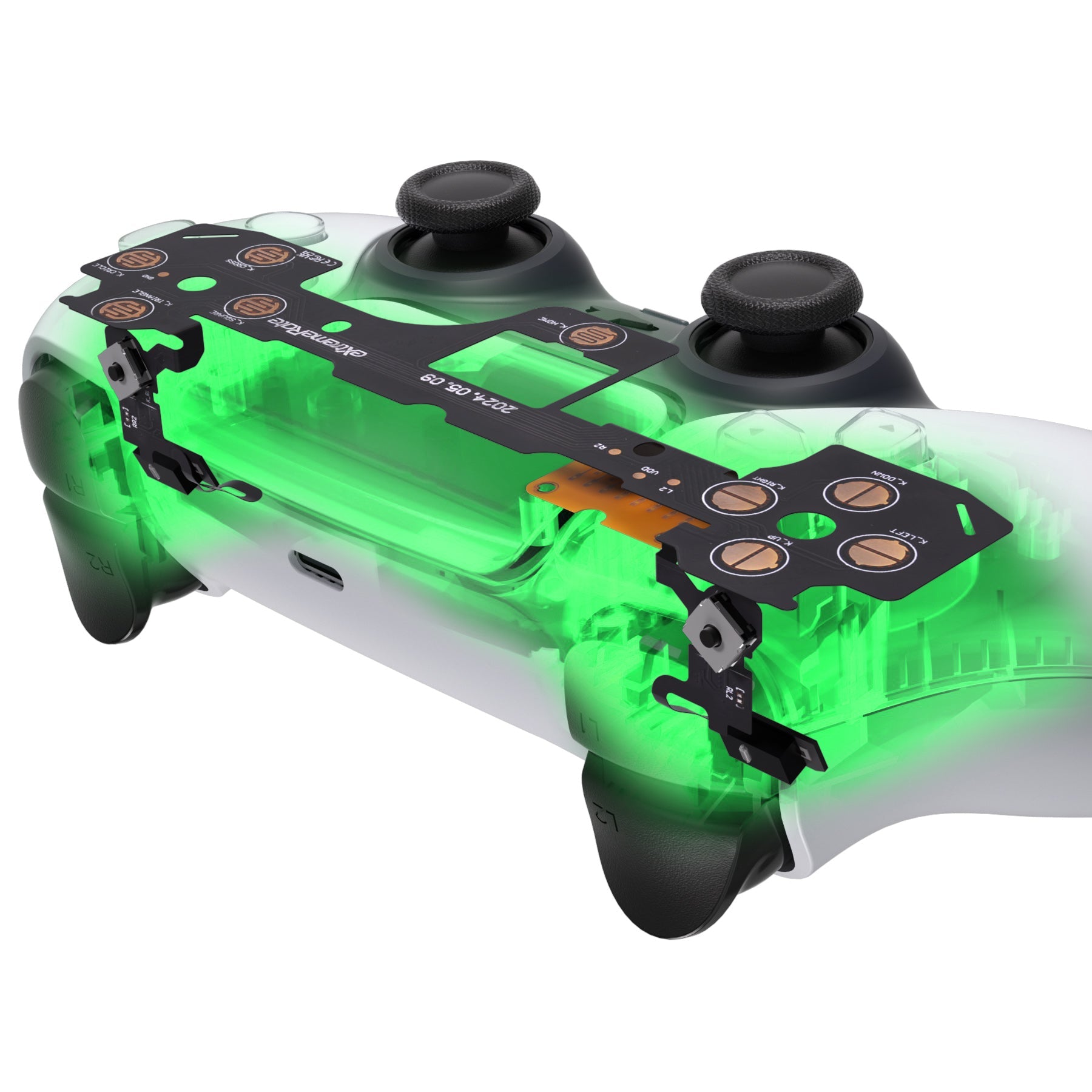 eXtremeRate Shoulder Buttons Micro Switch - Strong Version Tactile Clicky Hair Trigger Kit for PS5 Controller BDM-030 eXtremeRate