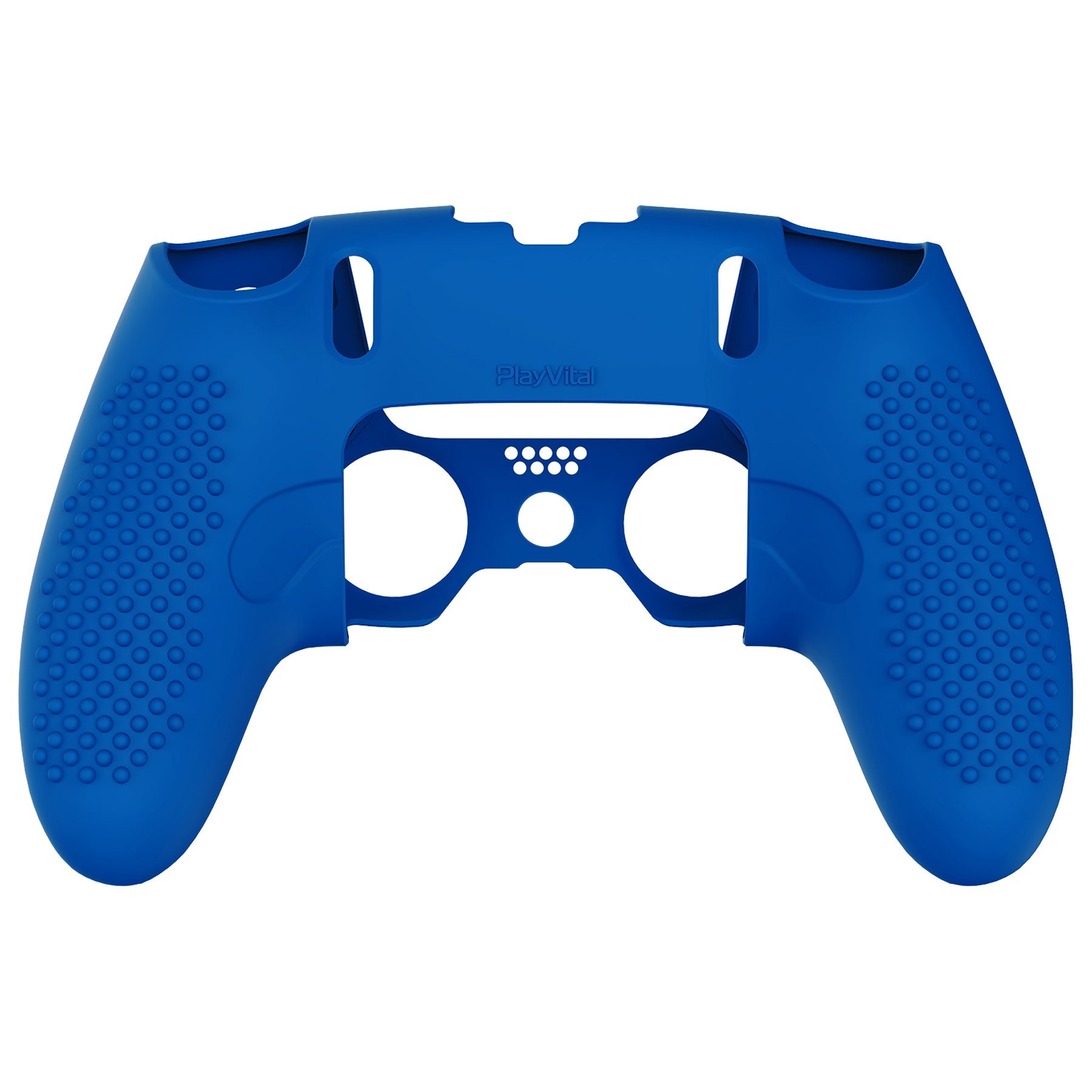 PlayVital 3D Studded Edition Anti-Slip Silicone Cover Case with Thumb Grip Caps for PS5 Edge Controller - Blue PlayVital