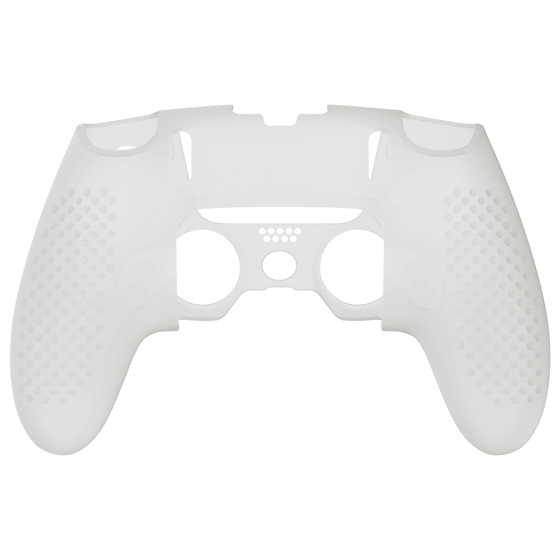 PlayVital 3D Studded Edition Anti-Slip Silicone Cover Case with Thumb Grip Caps for PS5 Edge Controller - Glow in Dark - Green PlayVital