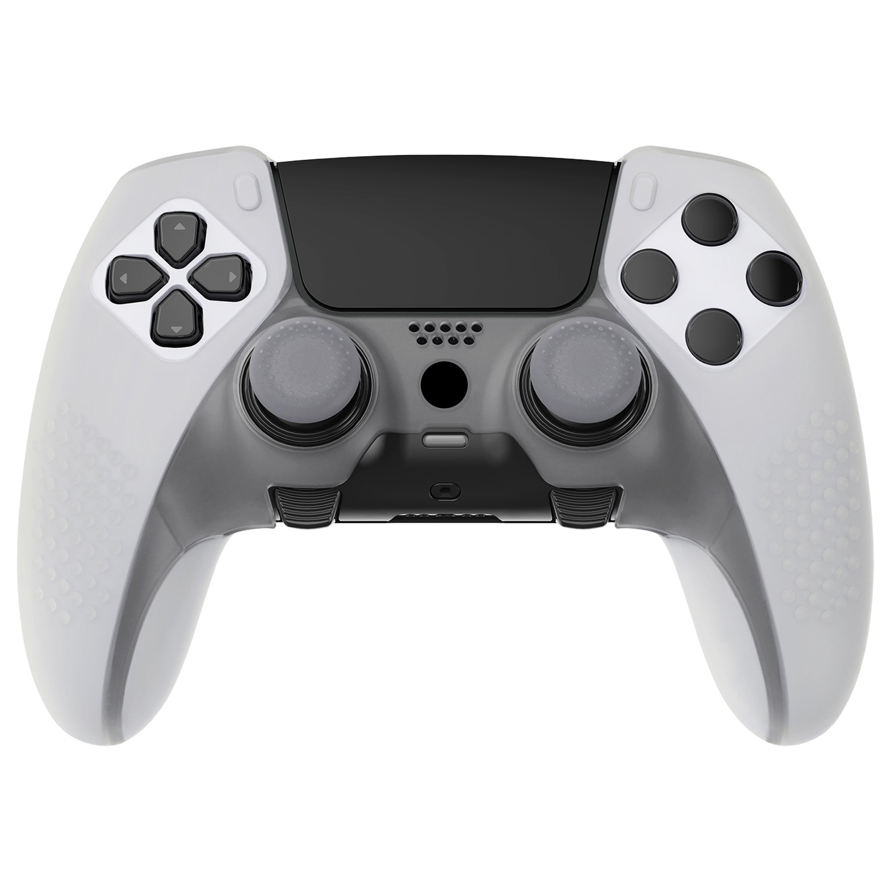 PlayVital 3D Studded Edition Anti-Slip Silicone Cover Case with Thumb Grip Caps for PS5 Edge Controller - Glow in Dark - Green PlayVital