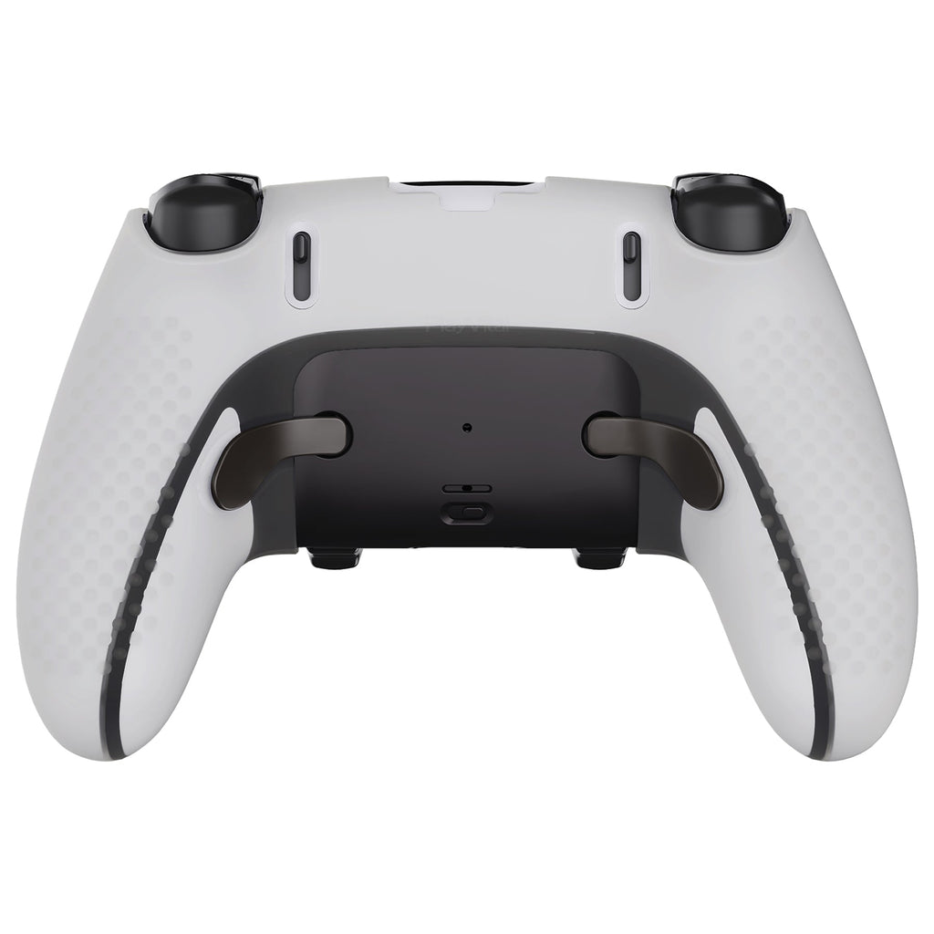 PlayVital 3D Studded Edition Anti-Slip Silicone Cover Case with Thumb Grip Caps for PS5 Edge Controller - Glow in Dark - Green PlayVital