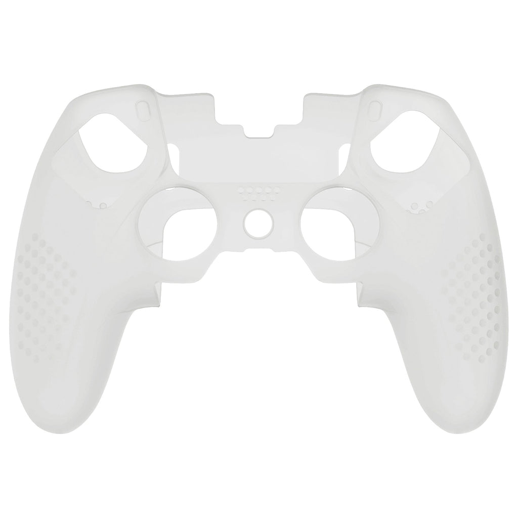 PlayVital 3D Studded Edition Anti-Slip Silicone Cover Case with Thumb Grip Caps for PS5 Edge Controller - Glow in Dark - Green PlayVital