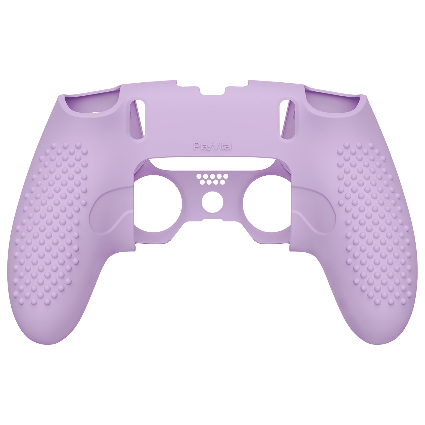 PlayVital 3D Studded Edition Anti-Slip Silicone Cover Case with Thumb Grip Caps for PS5 Edge Controller - Mauve Purple PlayVital