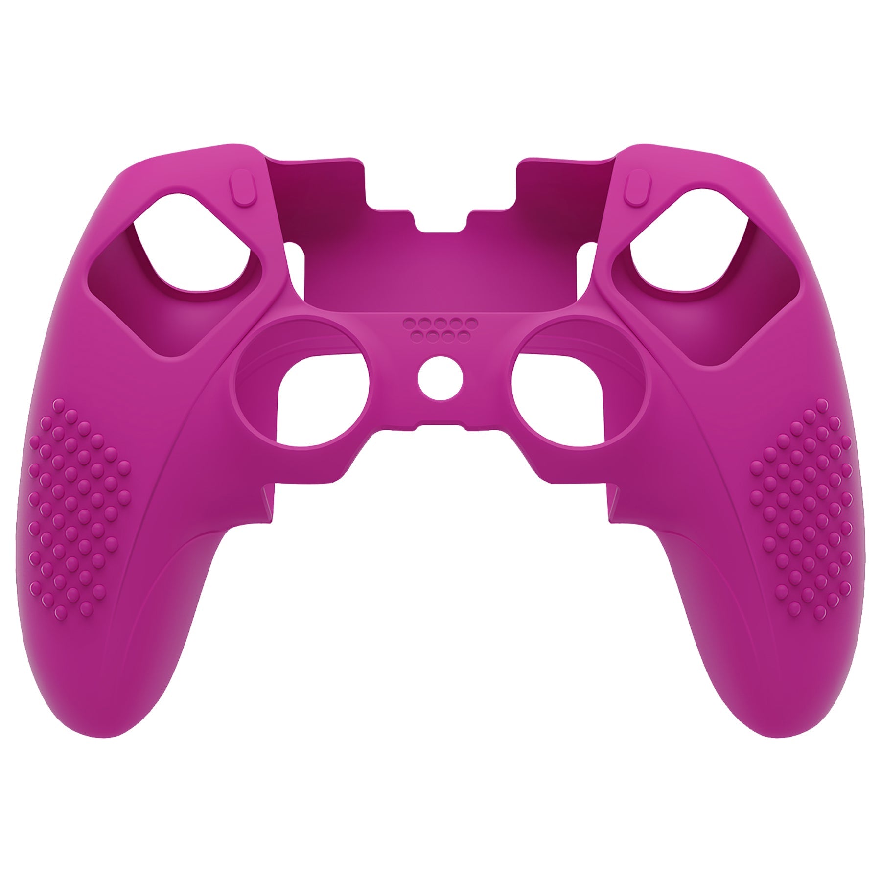 PlayVital 3D Studded Edition Anti-Slip Silicone Cover Case with Thumb Grip Caps for PS5 Edge Controller - Neon Purple PlayVital