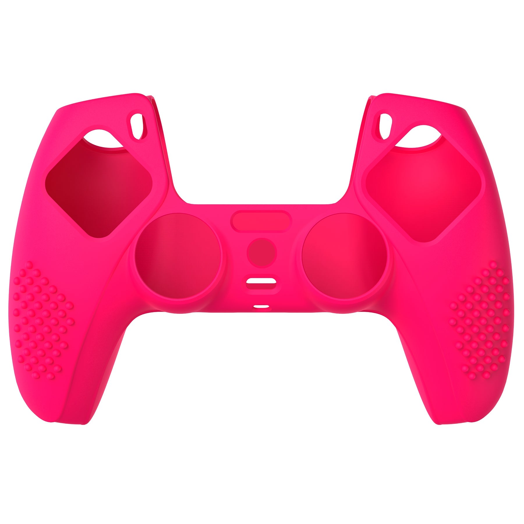 PlayVital 3D Studded Edition Anti-Slip Silicone Cover Skin with Thumb Grip Caps for PS5 Wireless Controller - Bright Pink PlayVital