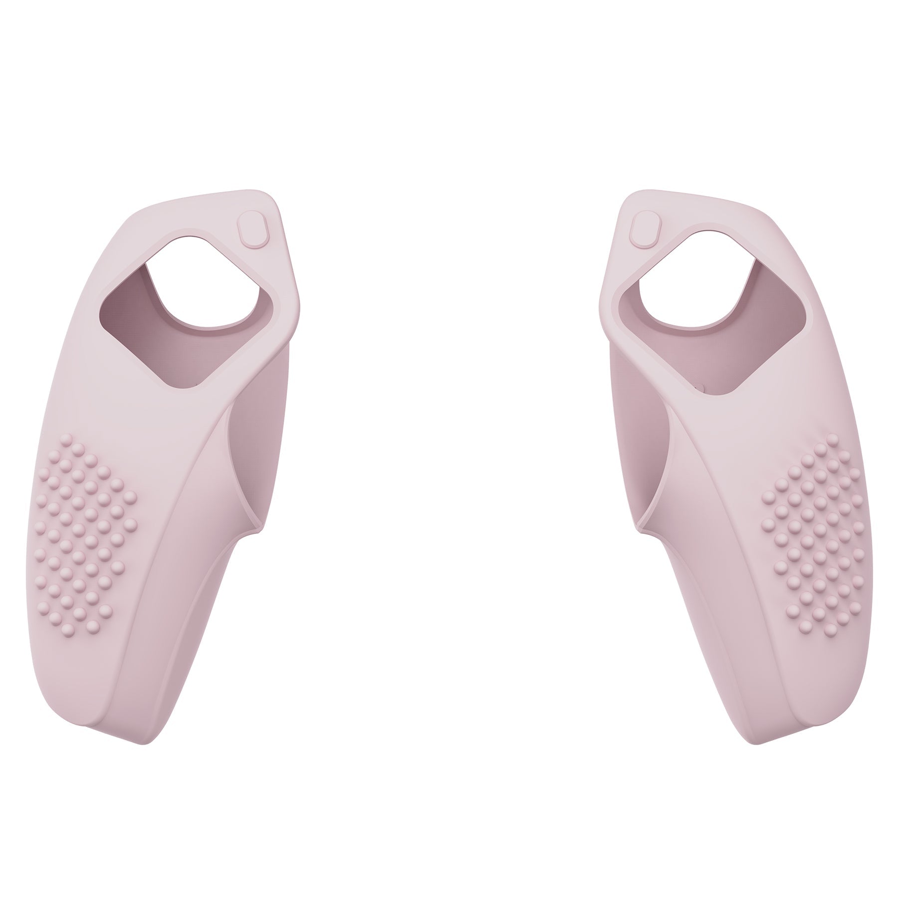 PlayVital 3D Studded Edition Anti-Slip Silicone Cover Skin with Thumb Grip Caps for PS5 Wireless Controller, Compatible with Charging Station - Cherry Blossoms Pink PlayVital
