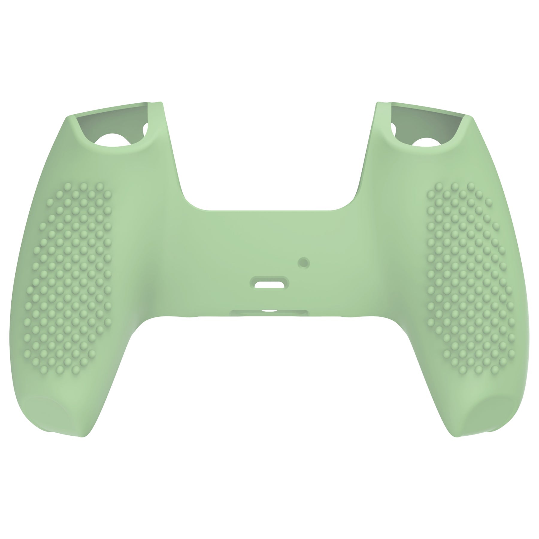 PlayVital 3D Studded Edition Anti-Slip Silicone Cover Skin with Thumb Grip Caps for PS5 Wireless Controller - Matcha Green PlayVital