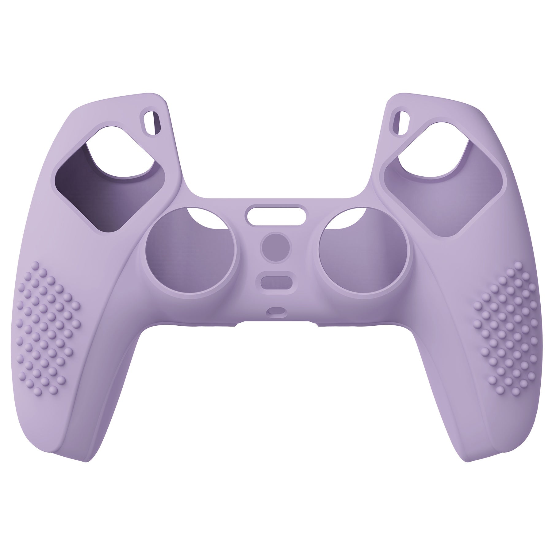 PlayVital 3D Studded Edition Anti-Slip Silicone Cover Skin with Thumb Grip Caps for PS5 Wireless Controller - Mauve Purple PlayVital