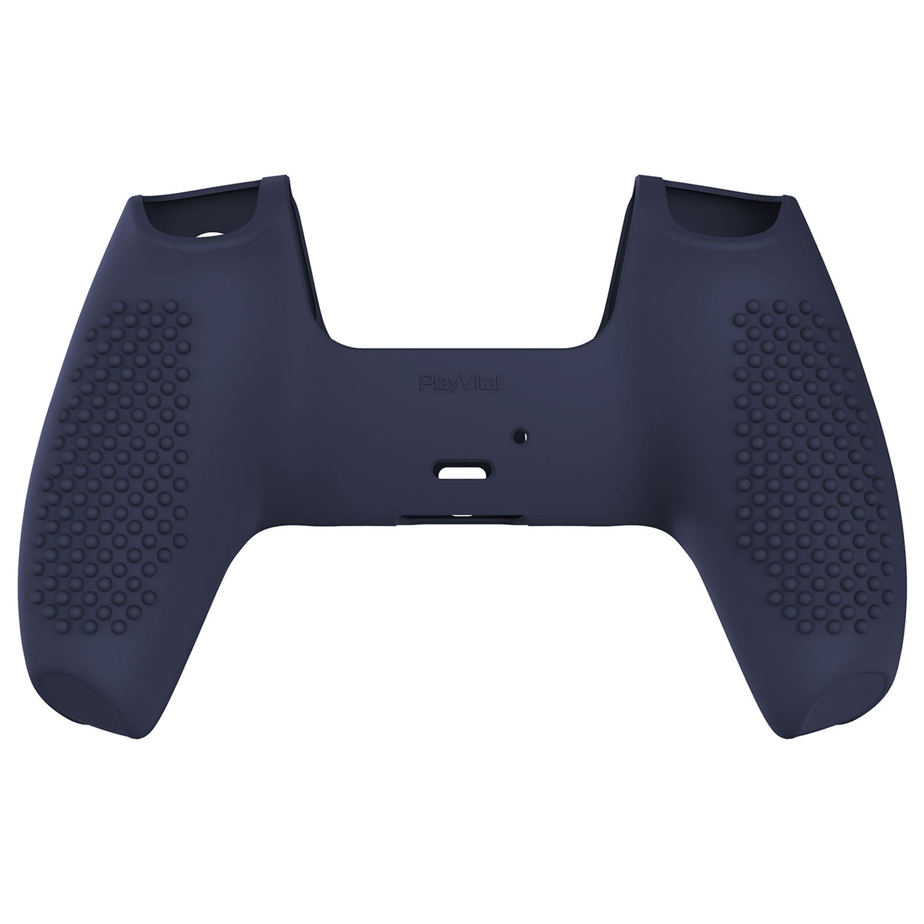 PlayVital 3D Studded Edition Anti-Slip Silicone Cover Skin with Thumb Grip Caps for PS5 Wireless Controller - Midnight Blue PlayVital