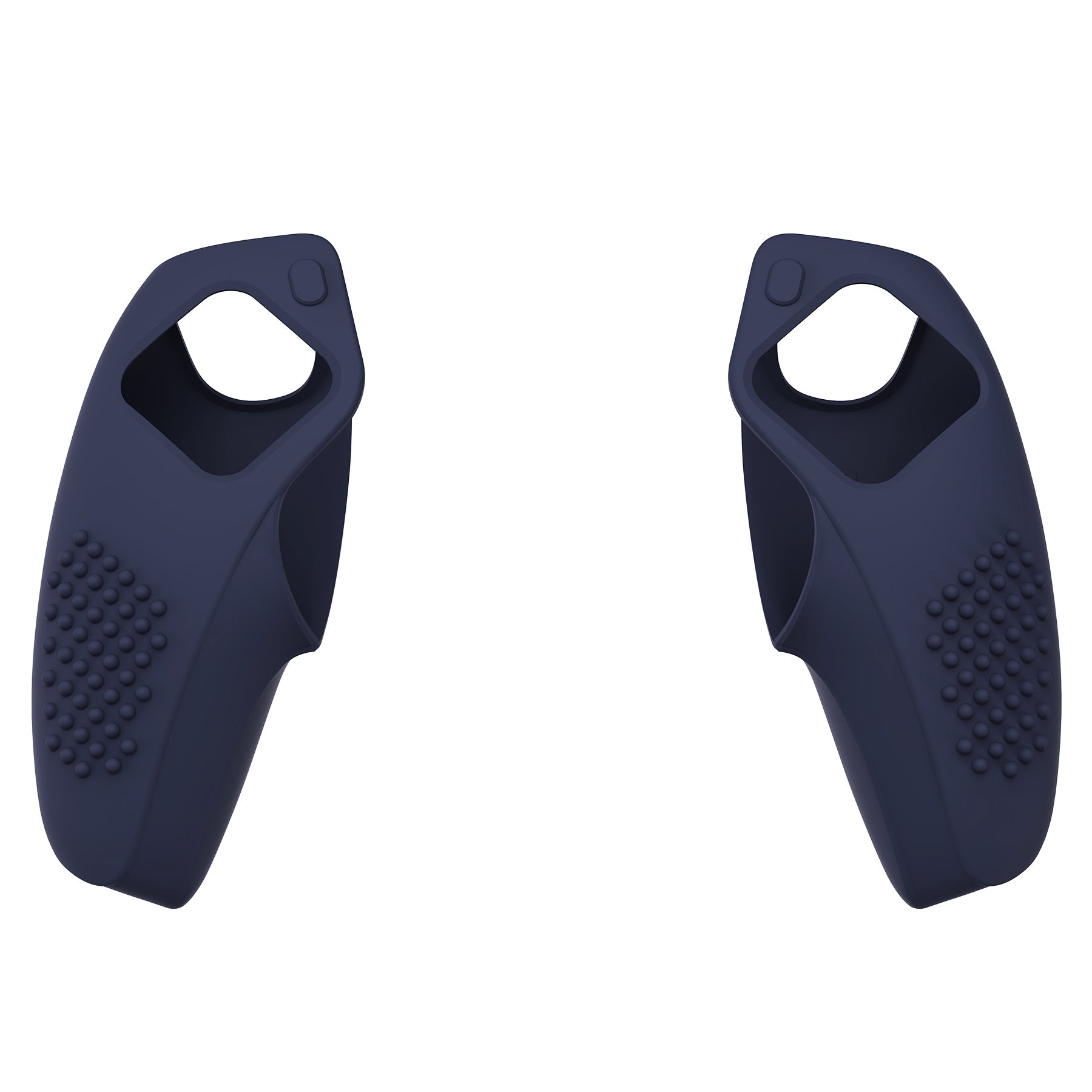 PlayVital 3D Studded Edition Anti-Slip Silicone Cover Skin with Thumb Grip Caps for PS5 Wireless Controller, Compatible with Charging Station - Midnight Blue PlayVital