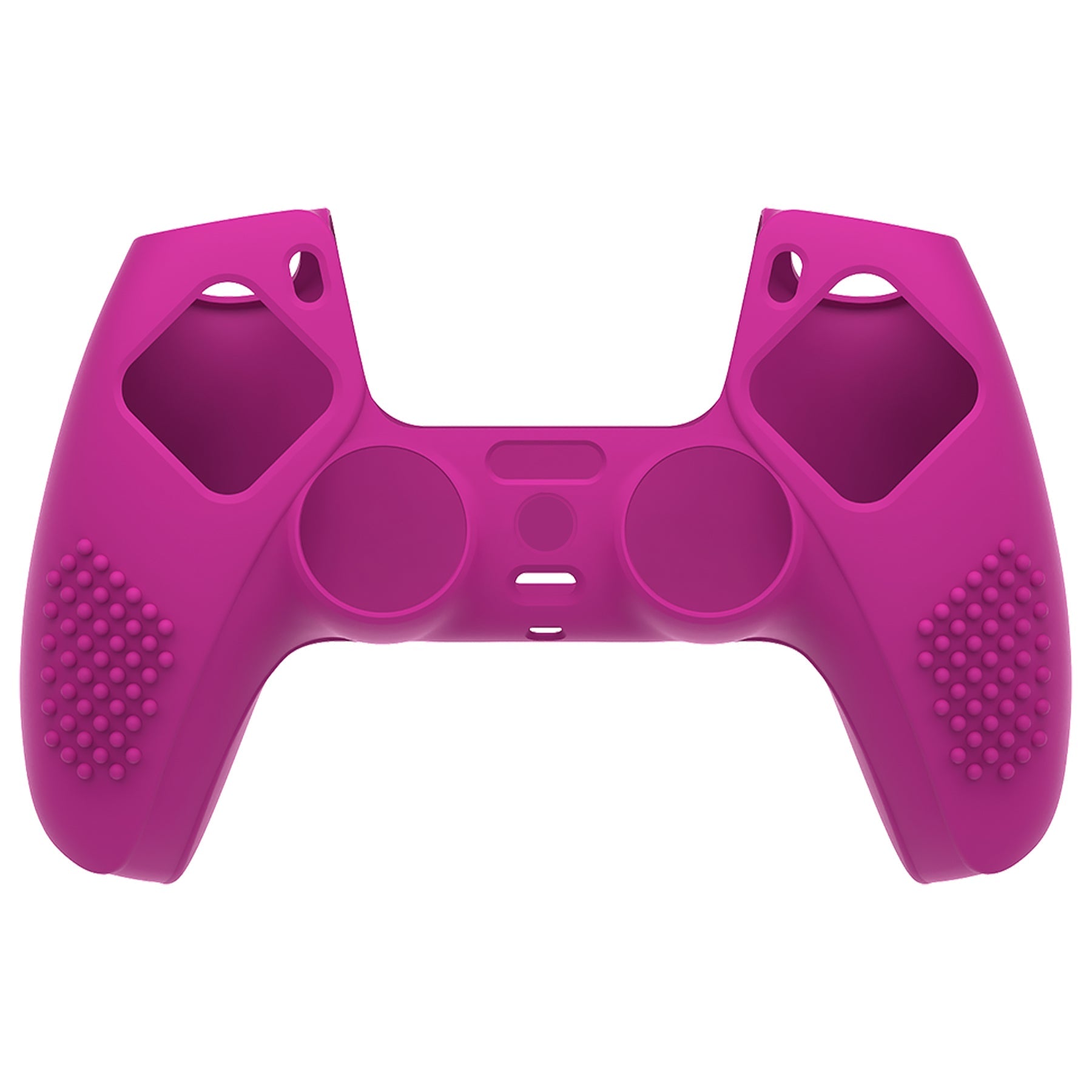PlayVital 3D Studded Edition Anti-Slip Silicone Cover Skin with Thumb Grip Caps for PS5 Wireless Controller - Neon Purple PlayVital