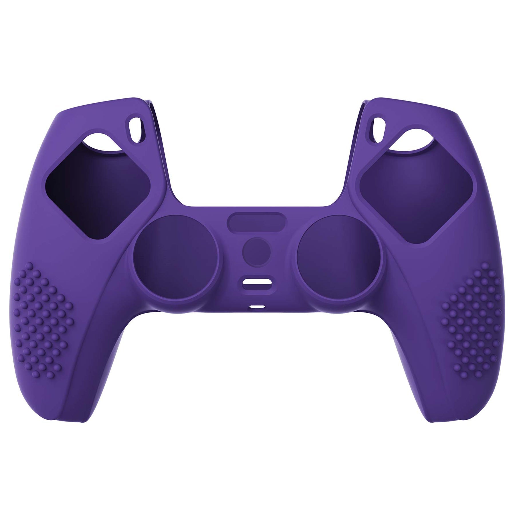 PlayVital 3D Studded Edition Anti-Slip Silicone Cover Skin with Thumb Grip Caps for PS5 Wireless Controller - Purple PlayVital
