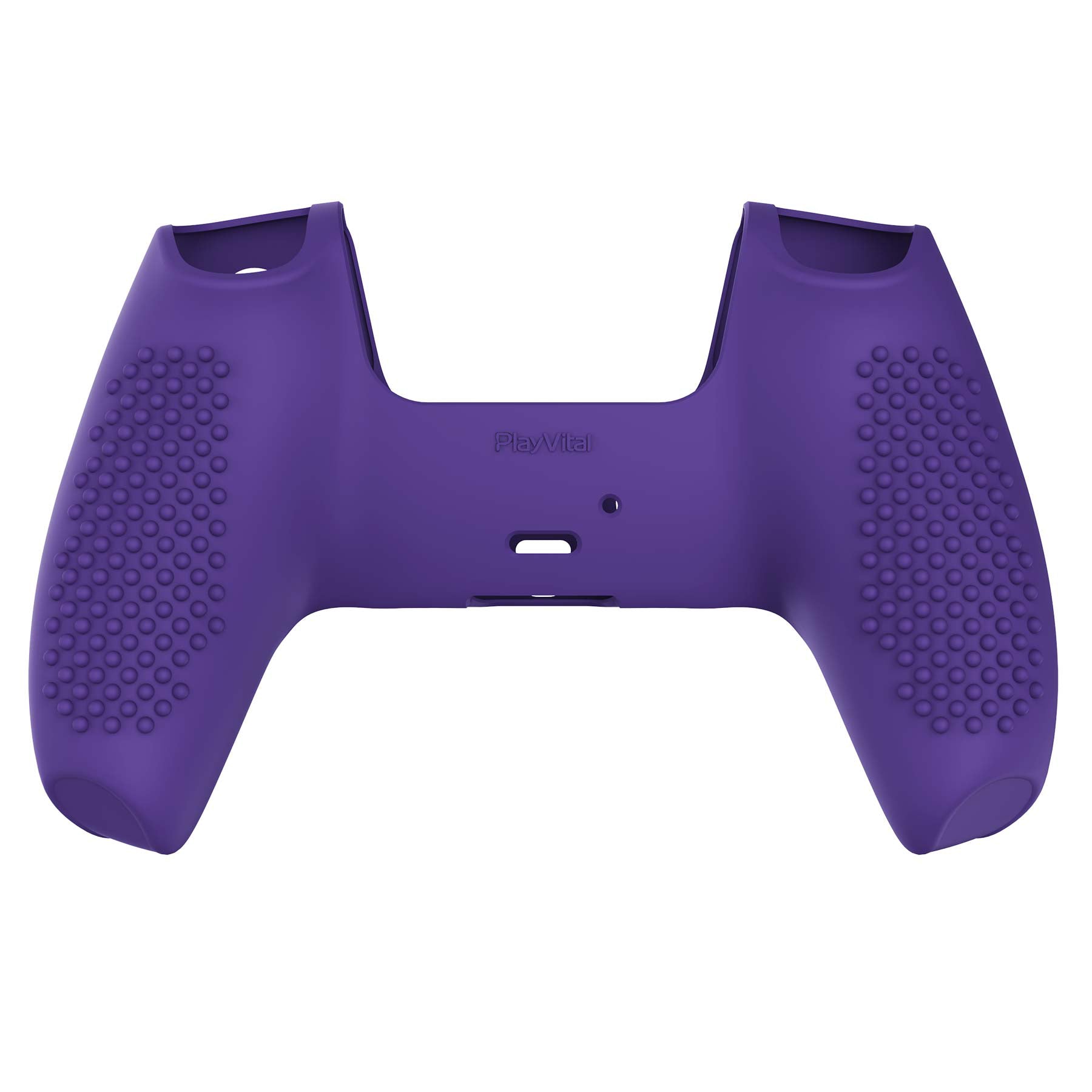 PlayVital 3D Studded Edition Anti-Slip Silicone Cover Skin with Thumb Grip Caps for PS5 Wireless Controller - Purple PlayVital