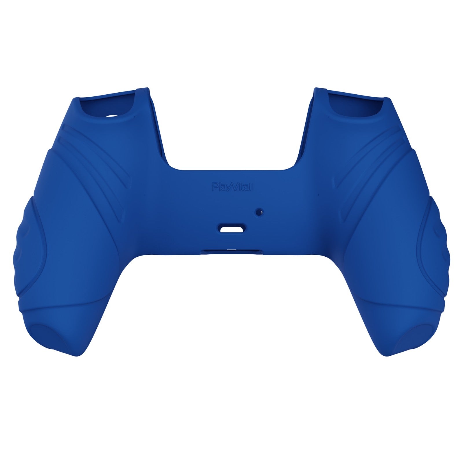 PlayVital Guardian Edition Anti-Slip Silicone Cover Skin with Thumb Grip Caps for PS5 Wireless Controller - Blue PlayVital
