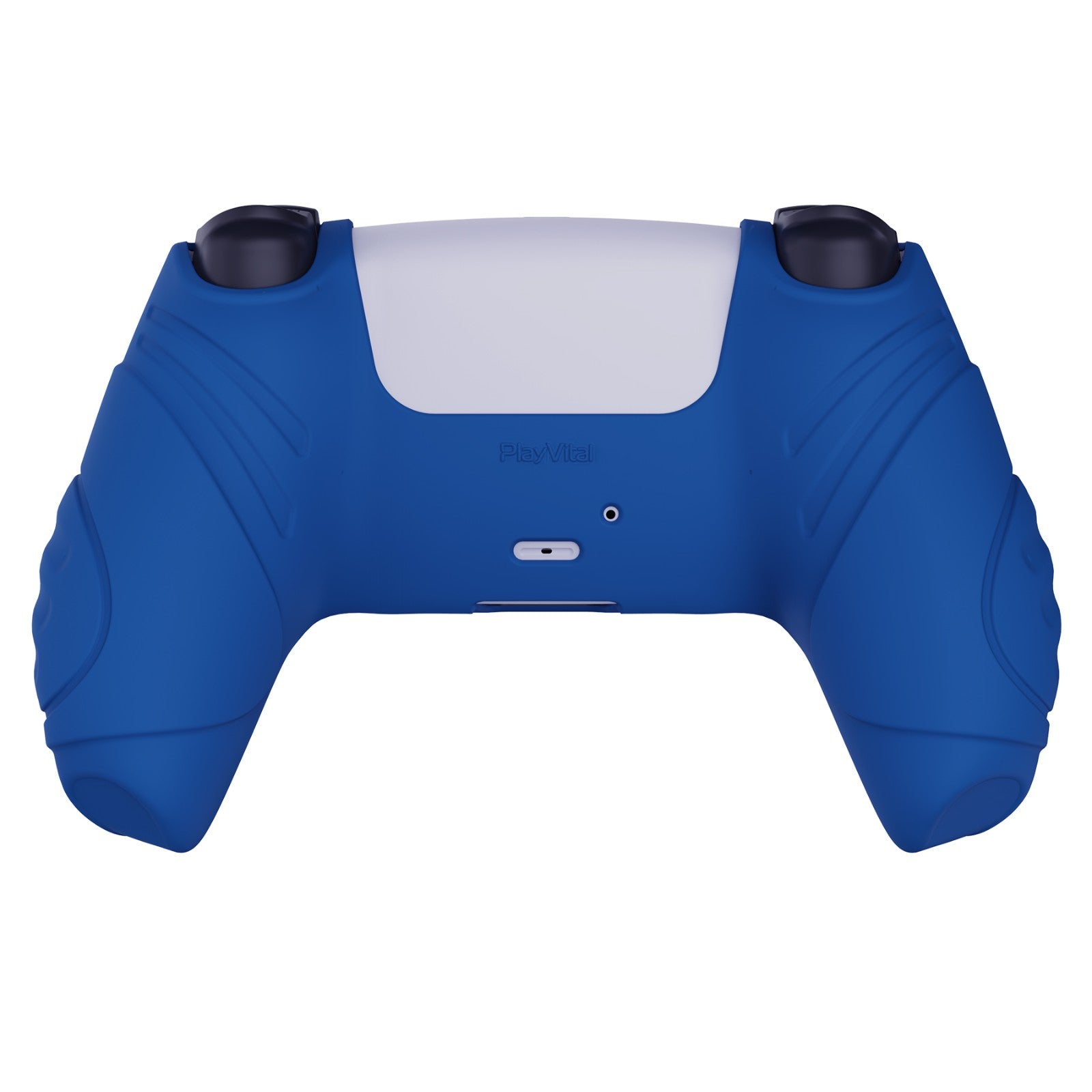 PlayVital Guardian Edition Anti-Slip Silicone Cover Skin with Thumb Grip Caps for PS5 Wireless Controller - Blue PlayVital