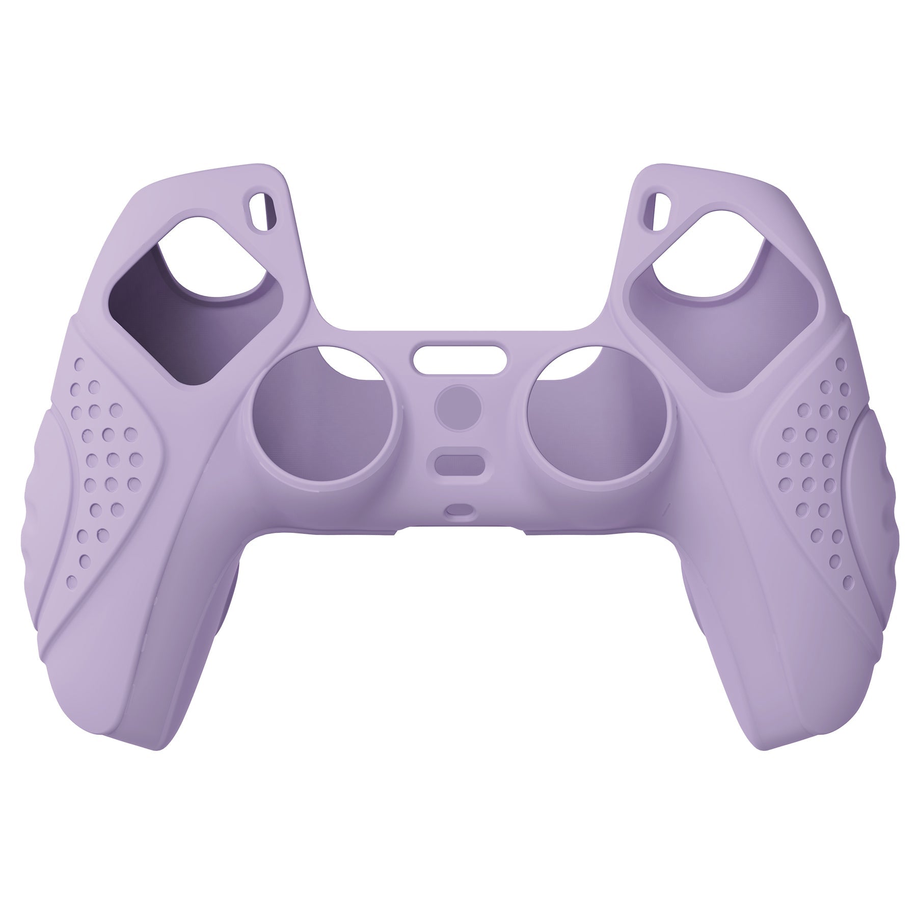PlayVital Guardian Edition Anti-Slip Silicone Cover Skin with Thumb Grip Caps for PS5 Wireless Controller - Mauve Purple PlayVital